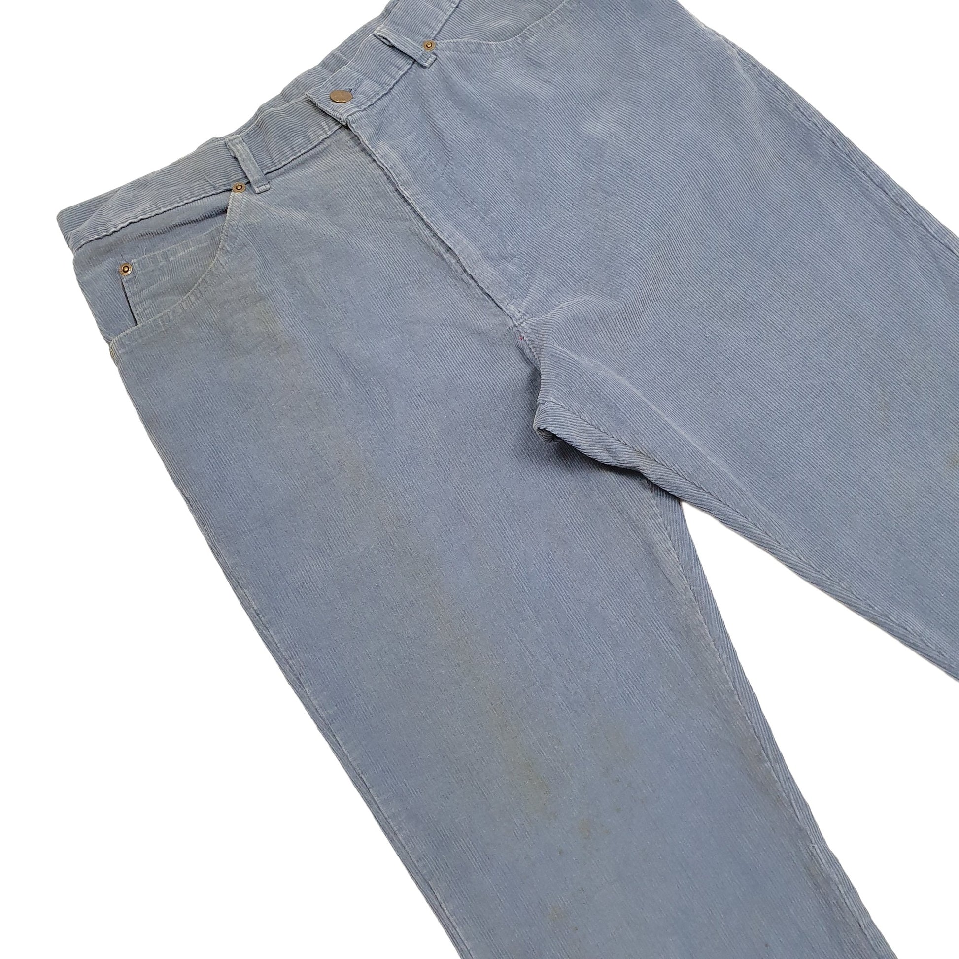 Mens Blue Lee  Corduroy Trousers