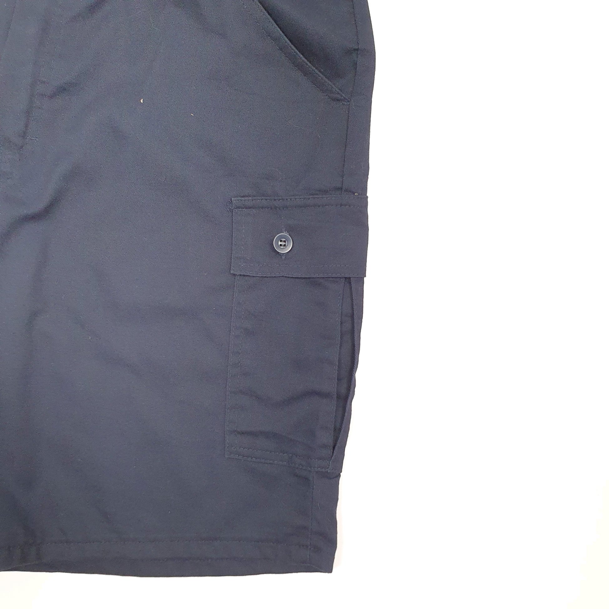 Mens Navy Big Al Combat Vintage Cargo Shorts