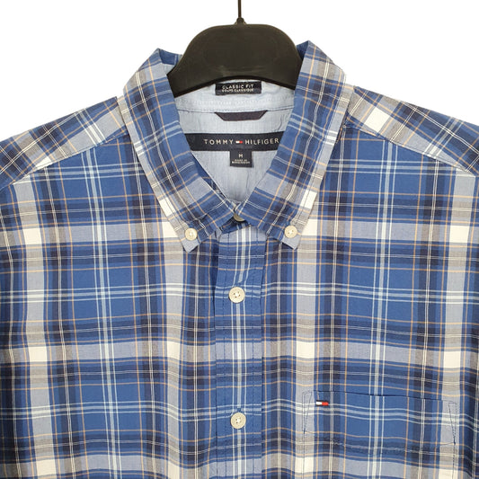 Tommy Hilfiger Long Sleeve Regular Fit Check Shirt Blue