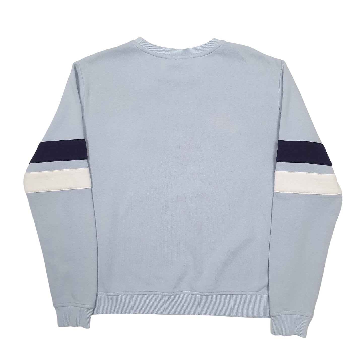 Womens Blue Fila Spellout Crewneck Jumper