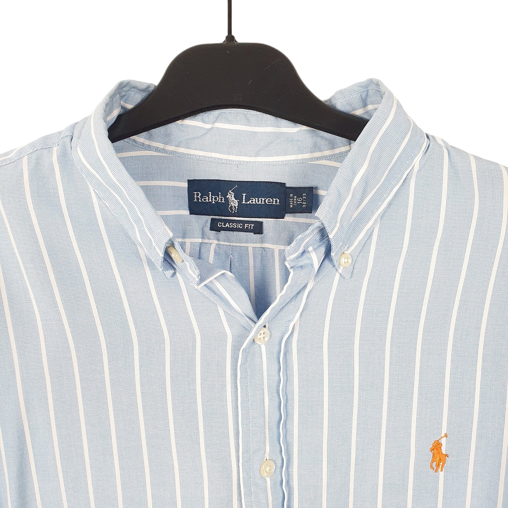 Mens Blue Ralph Lauren  Long Sleeve Shirt