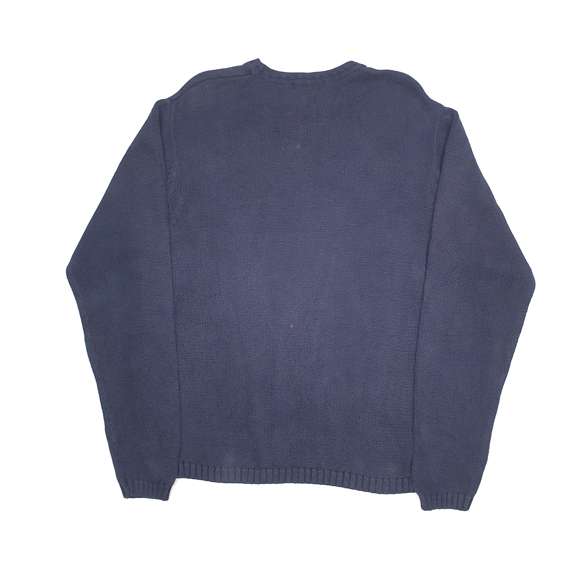 Nautica Knit Crewneck L Navy