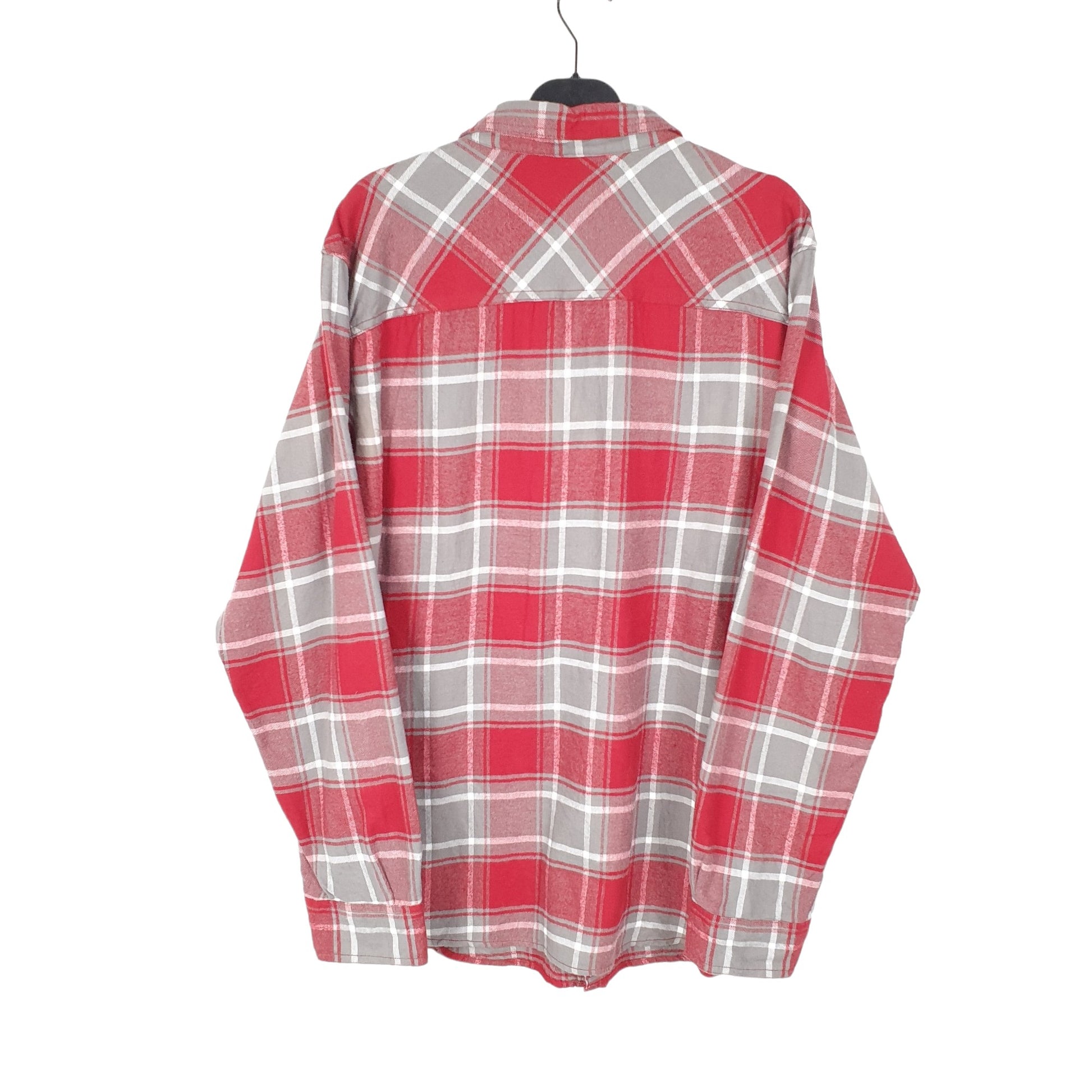 Columbia Washington State Shacket Overshirt Long Sleeve Regular Fit Check Shirt Red