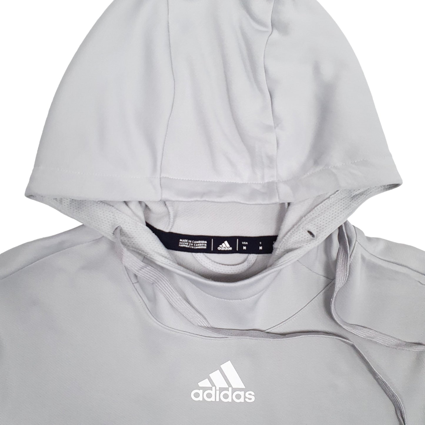 Womens Grey Adidas Mission Saints California Womens Basketball Hoodie Jumper