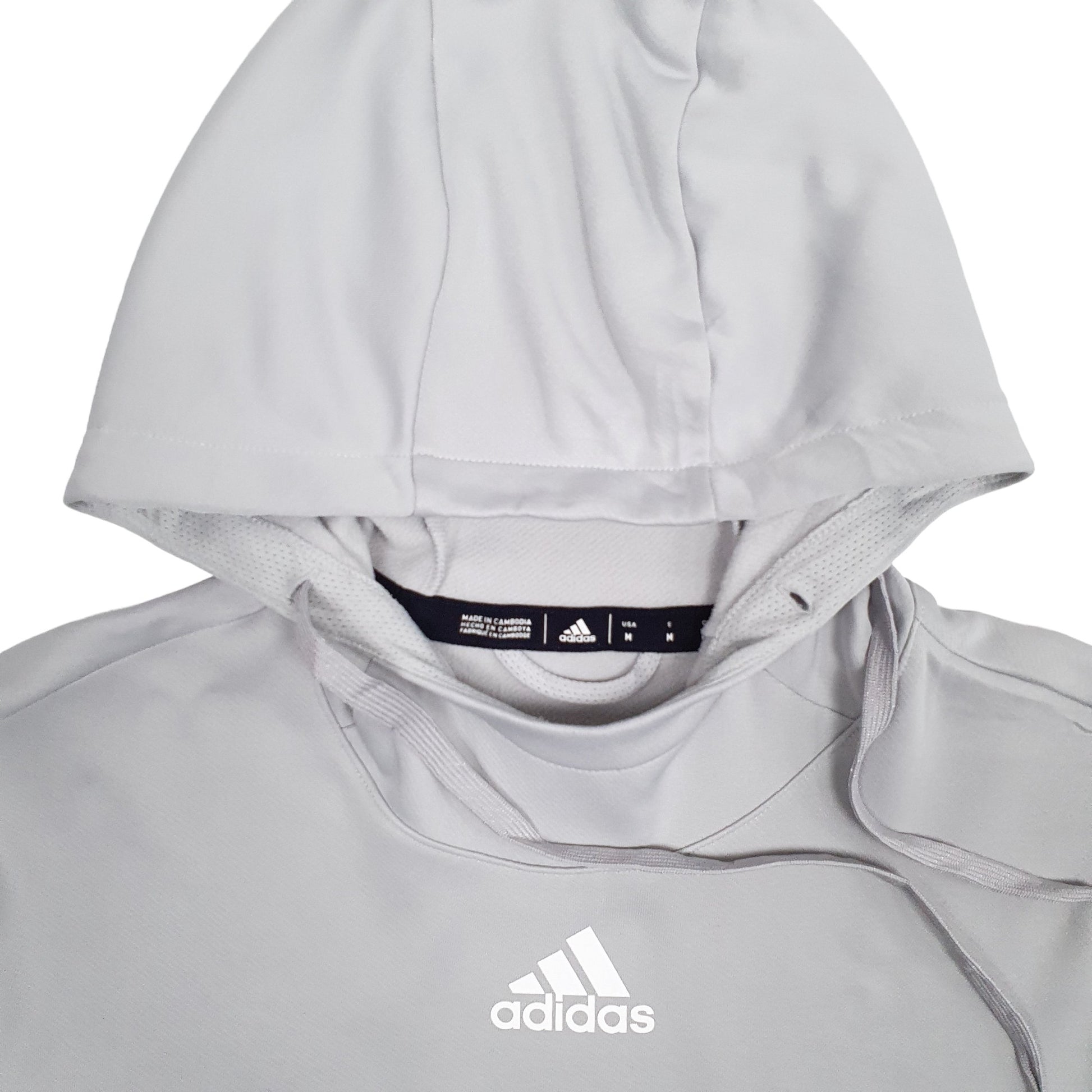 Womens Grey Adidas Mission Saints California Womens Basketball Hoodie Jumper