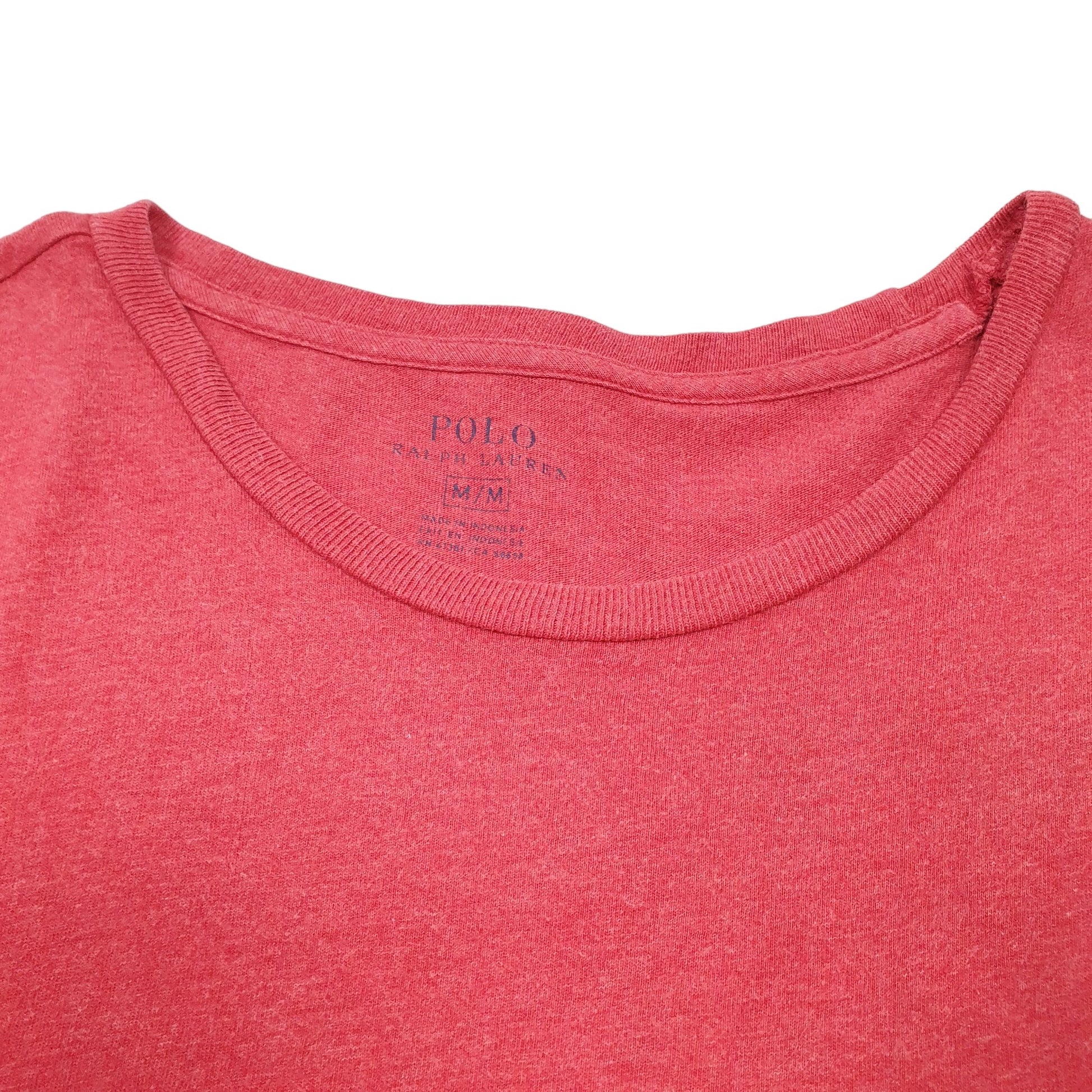 Mens Red Polo Ralph Lauren  Long Sleeve T Shirt