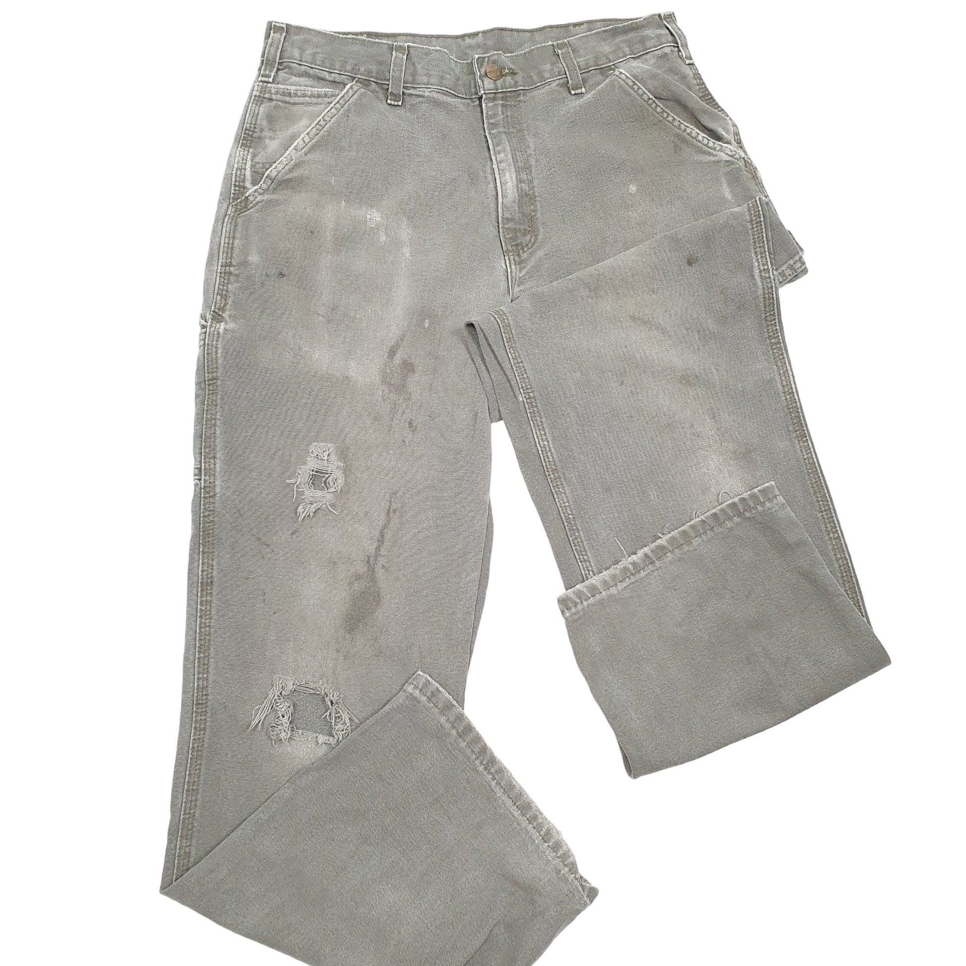 Mens Khaki Carhartt  Carpenter Trousers