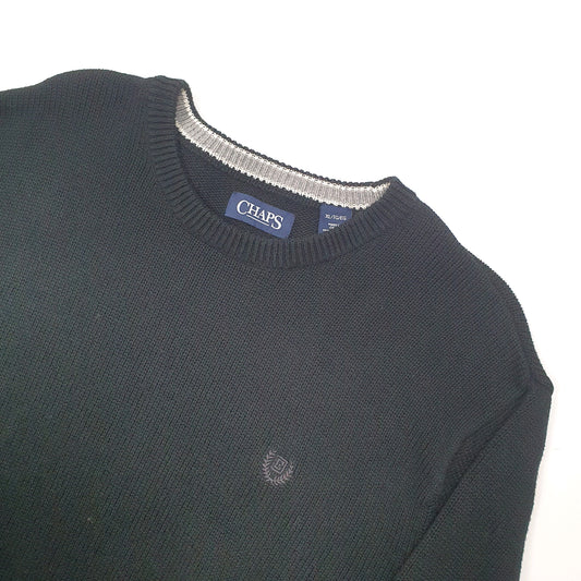 Chaps Crewneck L Black