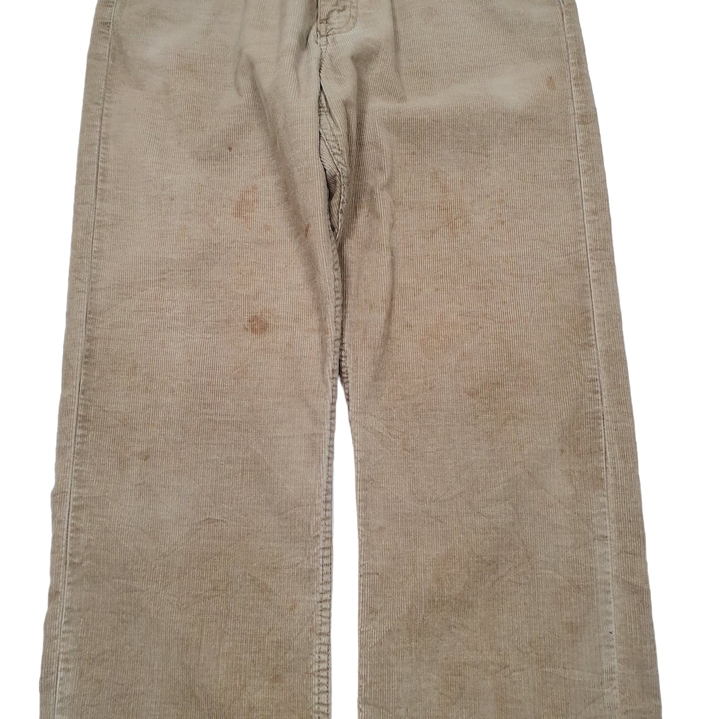 Mens Beige Levis  Corduroy Trousers