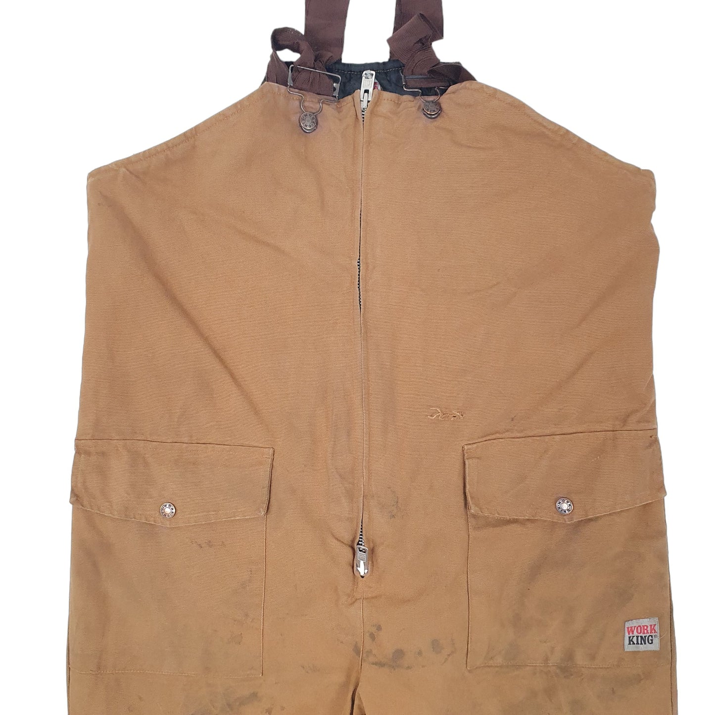 Mens Duck Work King Workwear Insulated Dungaree Trousers