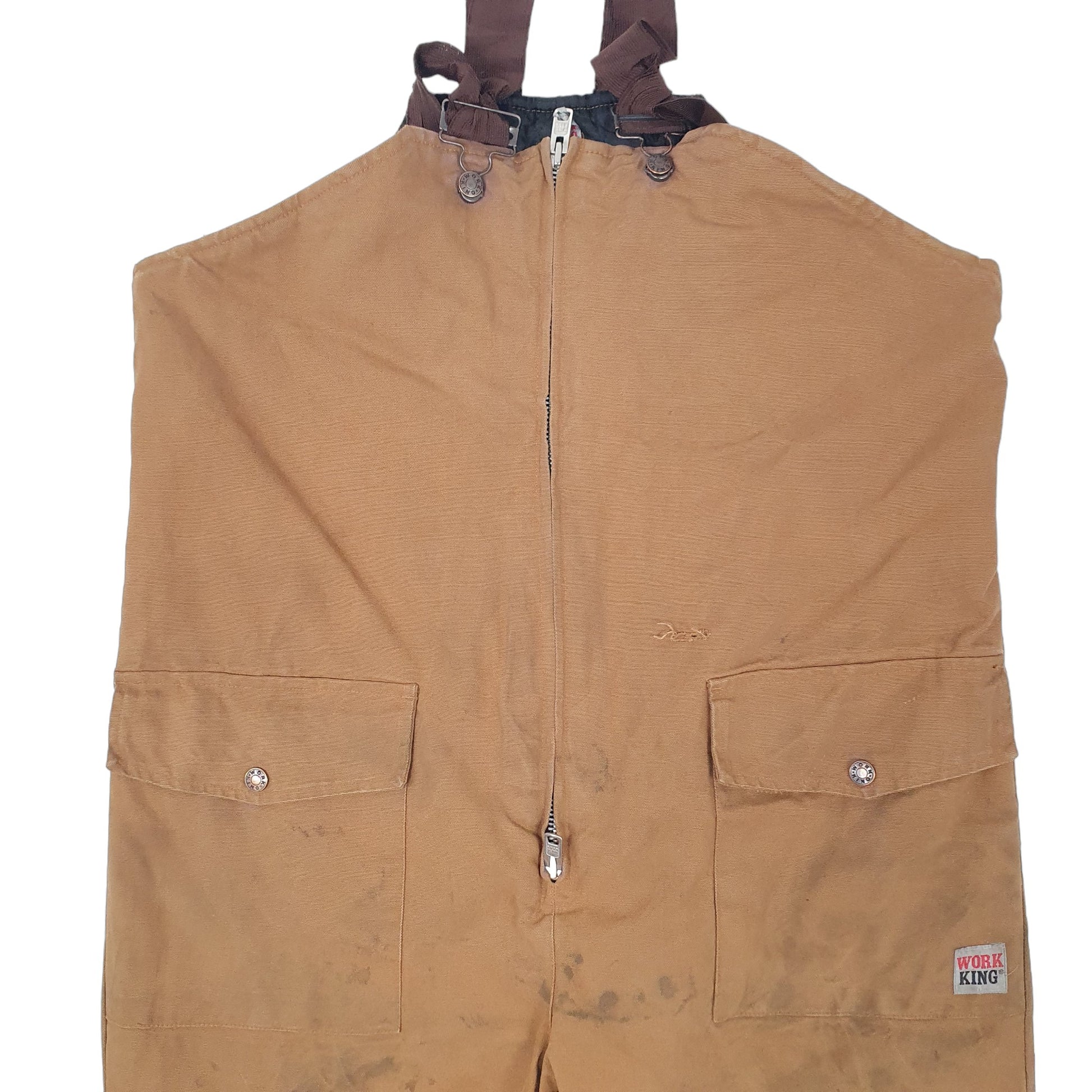 Mens Duck Work King Workwear Insulated Dungaree Trousers