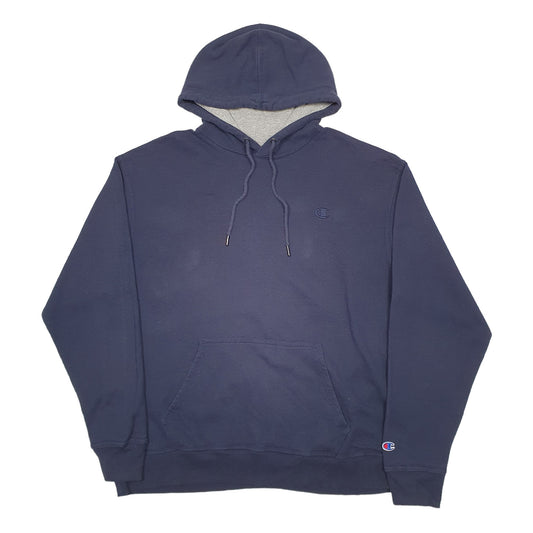 Mens Navy Champion Hoodie Jumper