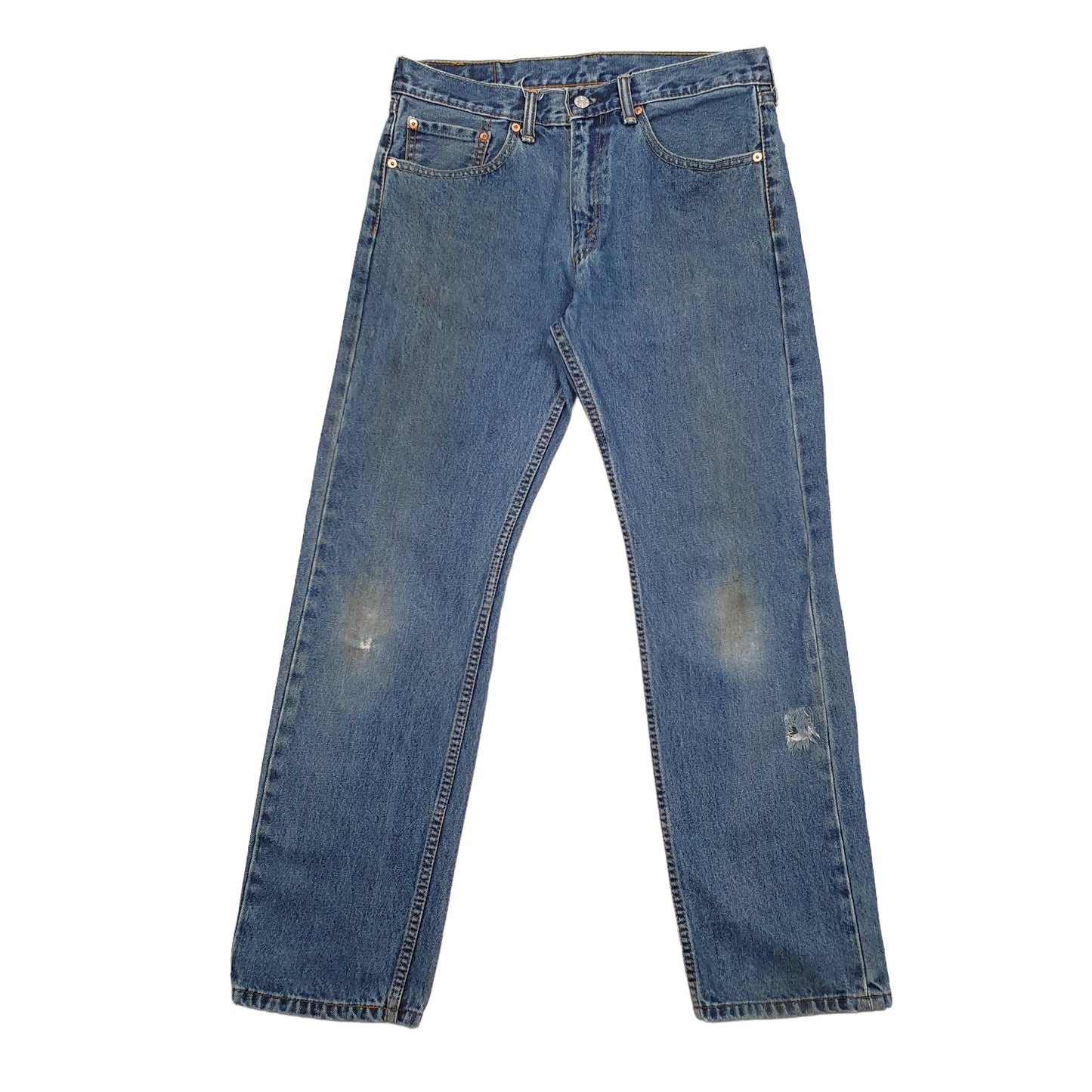 Levis 505 Regular Fit Jeans W32 L30 Blue