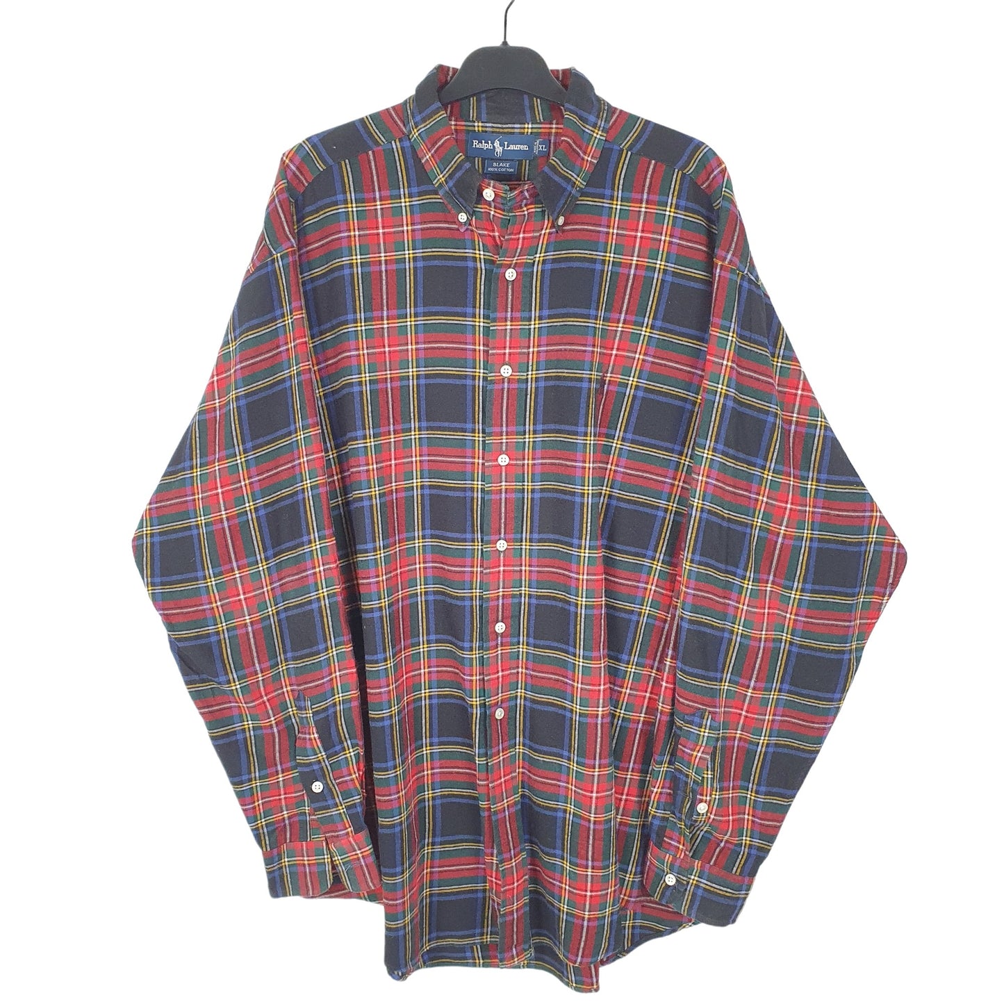 Ralph Lauren Long Sleeve Blake Fit Check Shirt Navy