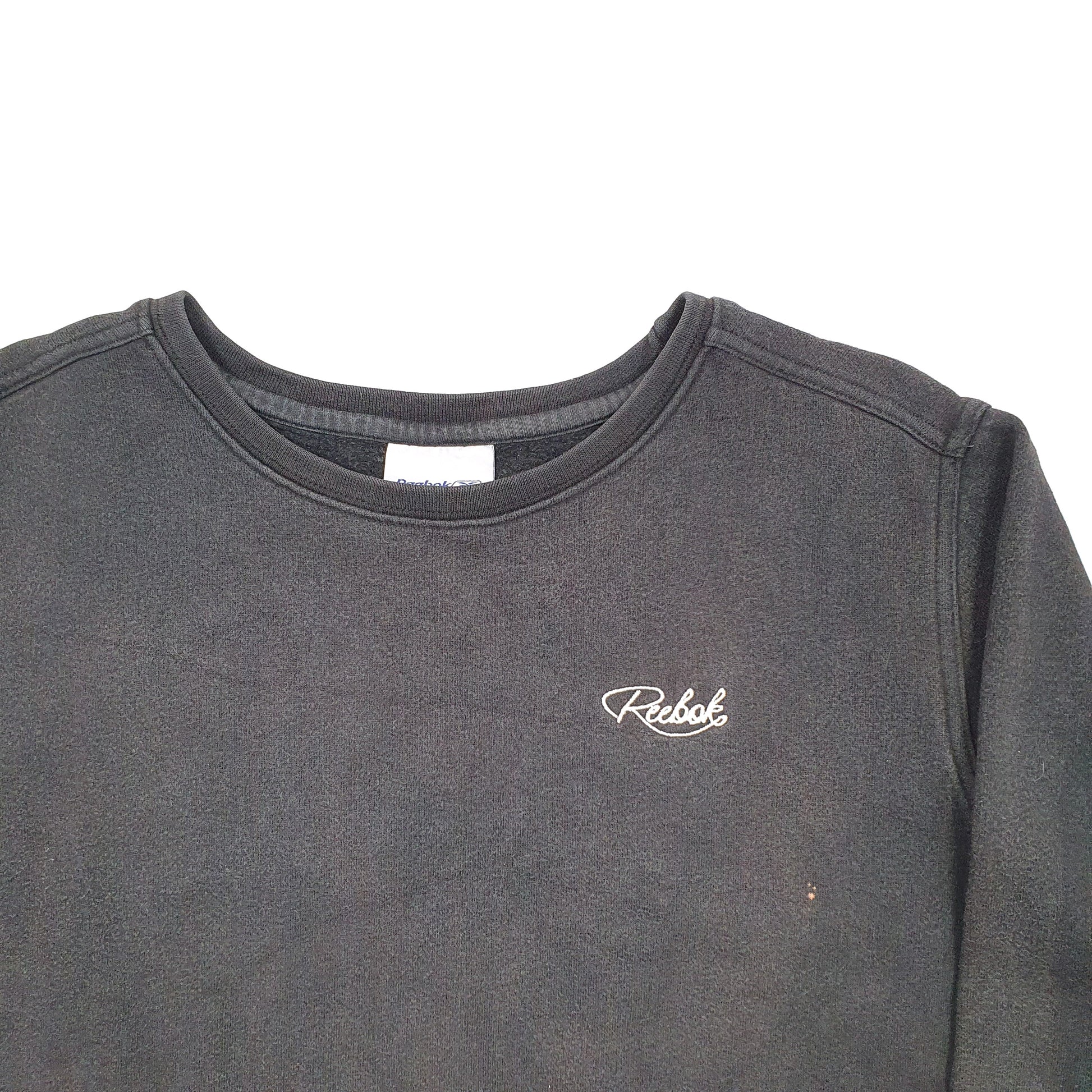 Womens Black Reebok  Crewneck Jumper