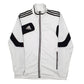 Mens White Adidas New Jersey Full Zip Jumper