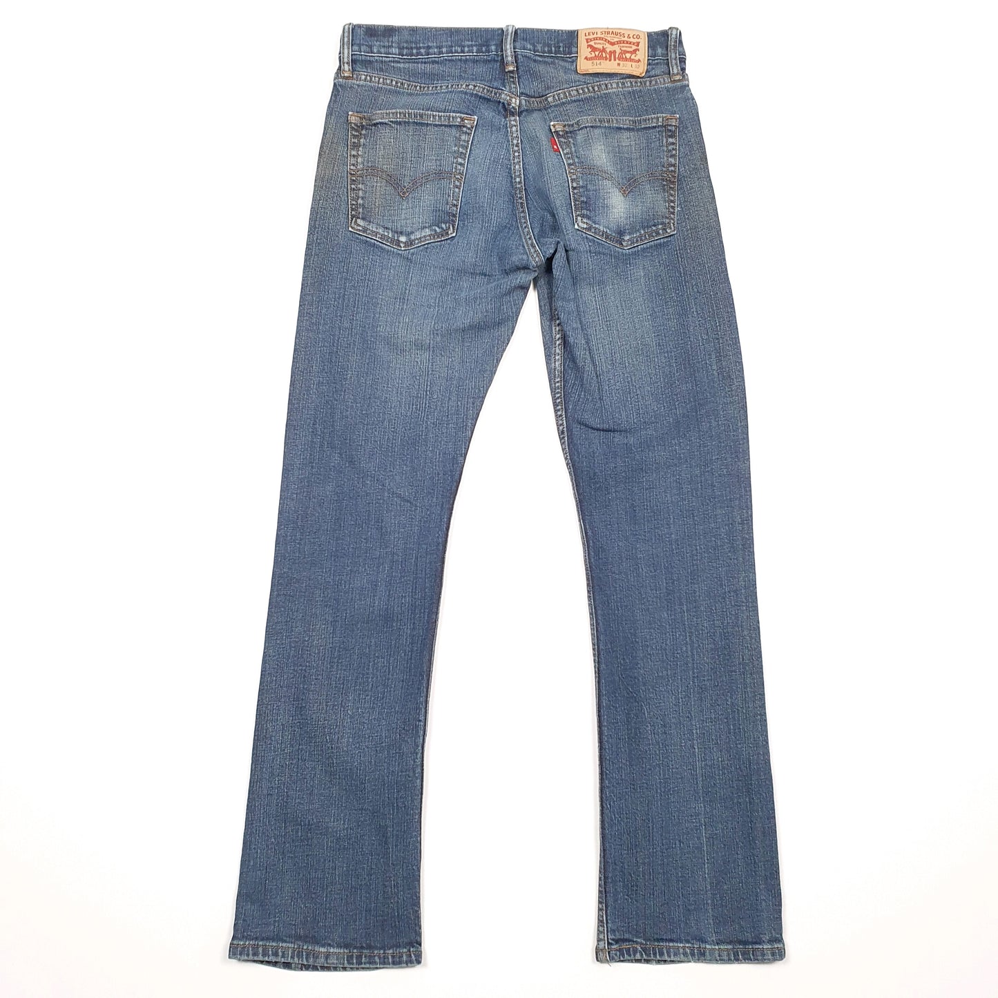 Levis 514 Straight Fit Jeans W32 L30 Blue