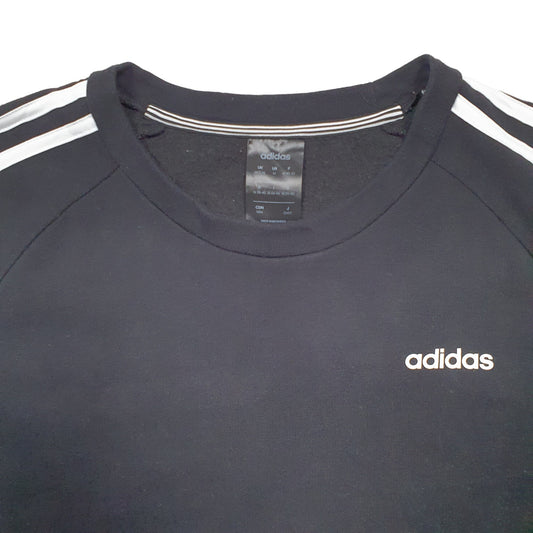 Mens Black Adidas  Crewneck Jumper