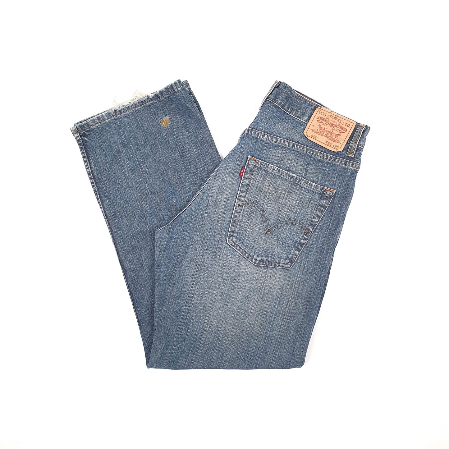 Levis 569 Loose Fit Jeans W33 L32 Blue