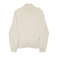 Mens Cream Polo Ralph Lauren Cream Pima Quarter Zip Jumper