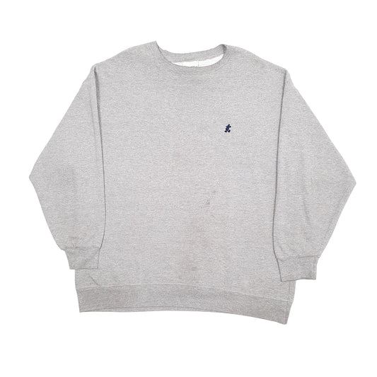 Mens Grey Disney World Mickey Crewneck Jumper