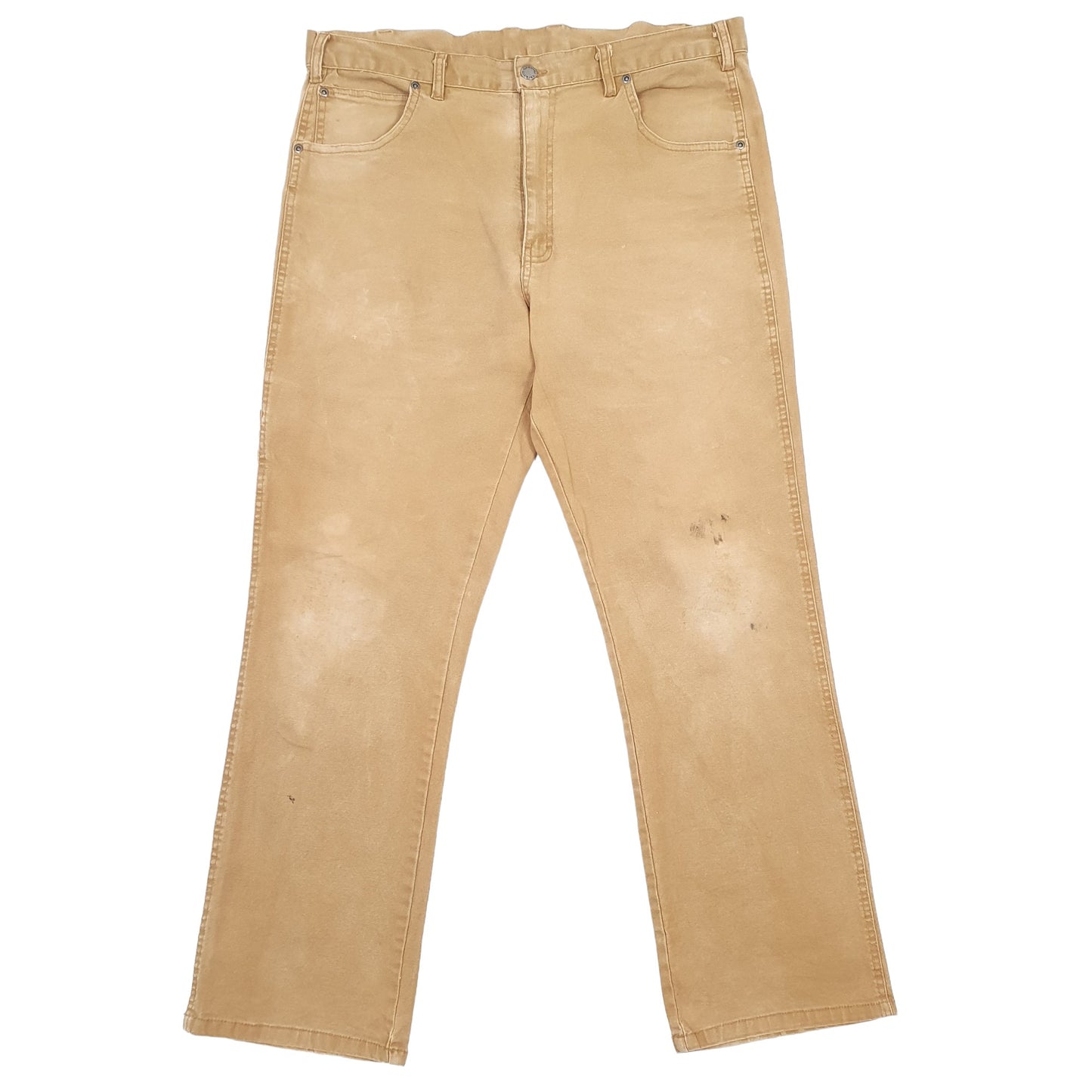 Mens Dickies Brown Carpenter Trousers W36 L29 Brown