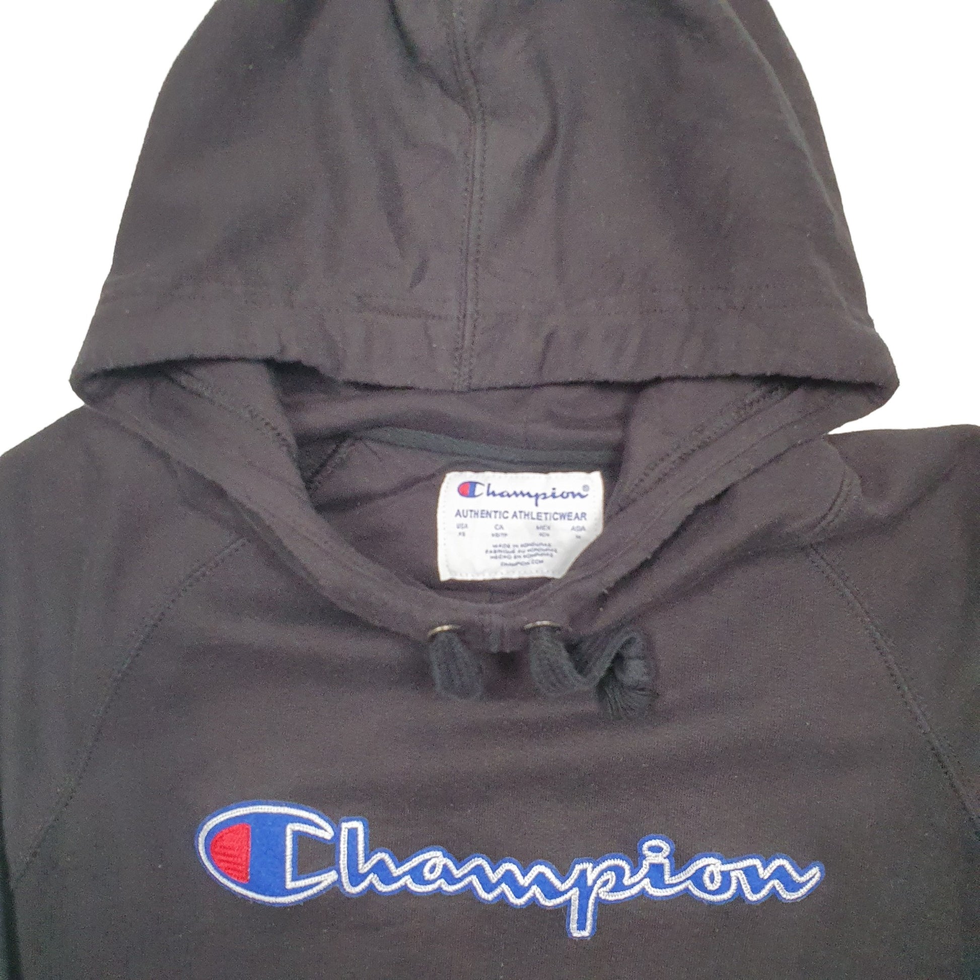 Womens Black Champion  Hoodie Jumper