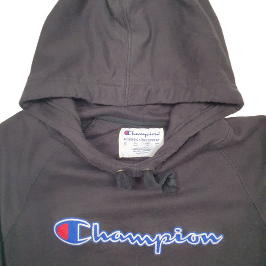 Womens Black Champion  Hoodie Jumper