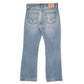 Levis 512 Slim Fit Bootcut Button Fly Jeans UK14 Blue