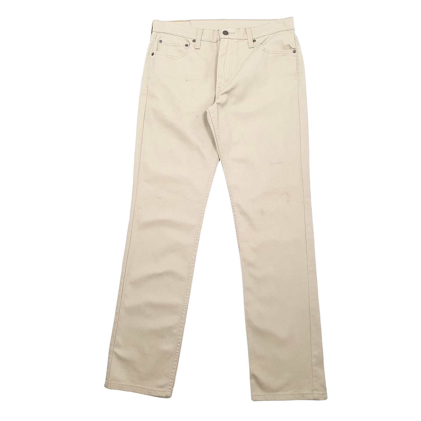 Levis 511 Slim Fit Jeans W33 L32 Beige