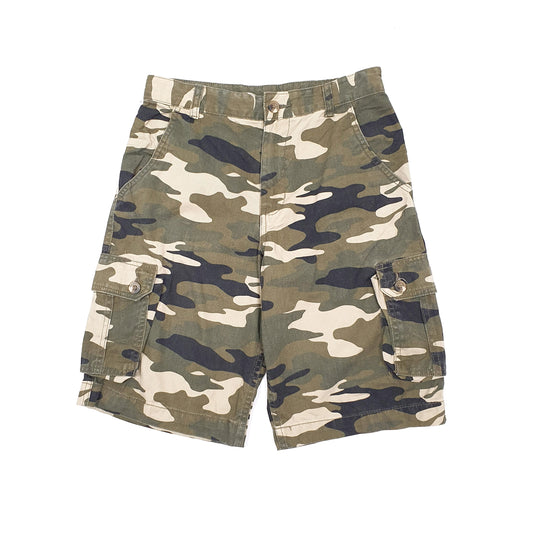Green Faded Glory Cargo Shorts
