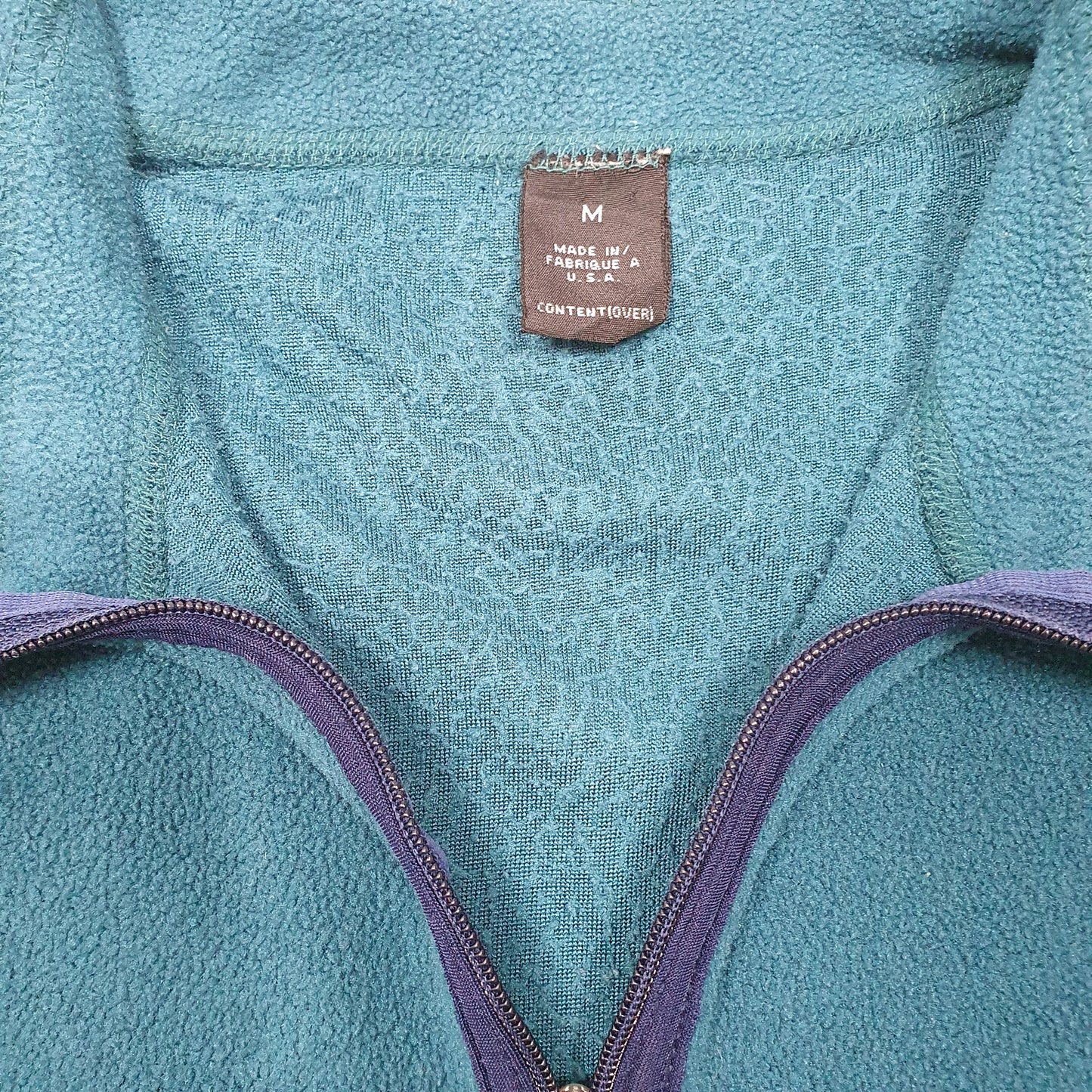 Mens Green Patagonia  Quarter Zip Jumper