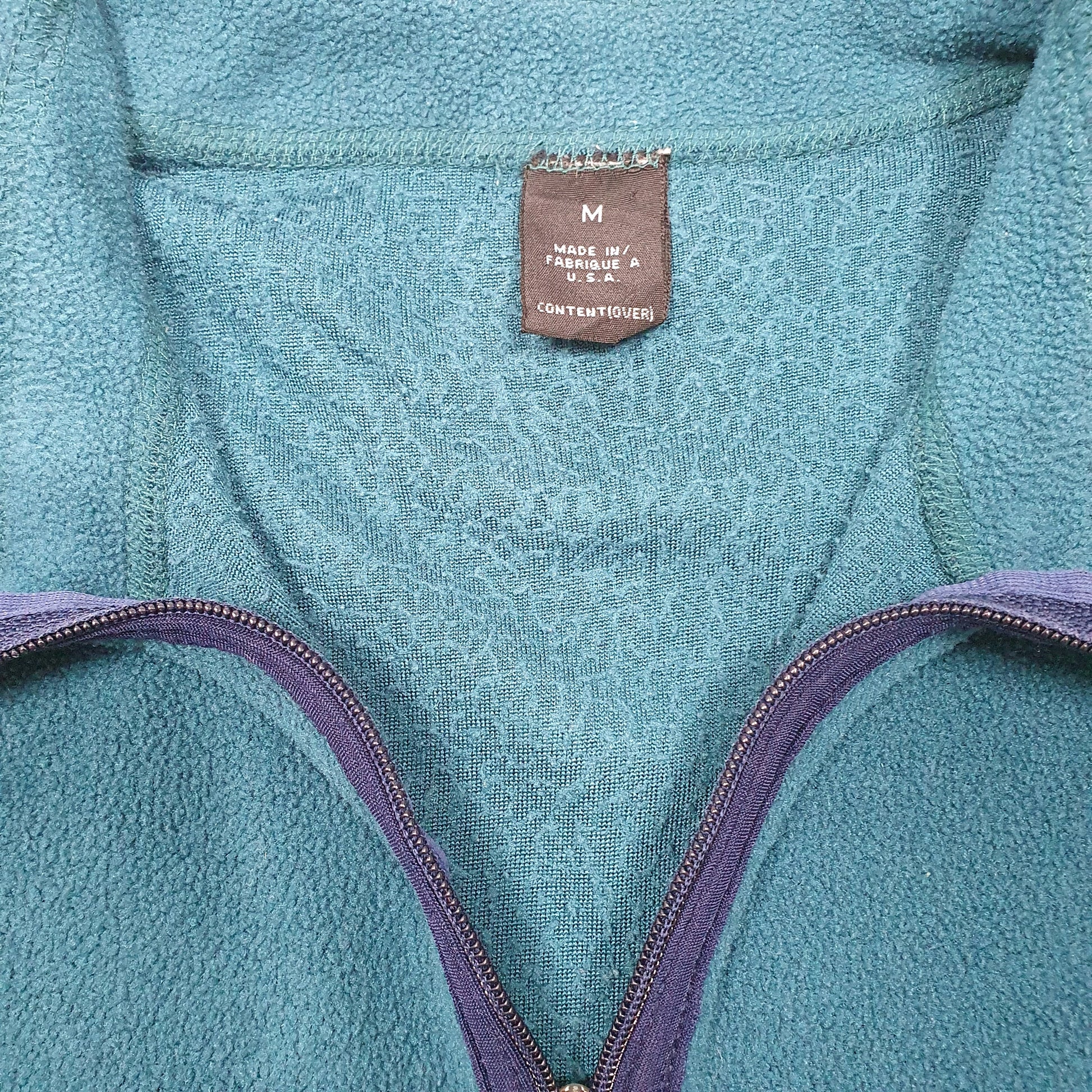Mens Green Patagonia  Quarter Zip Jumper