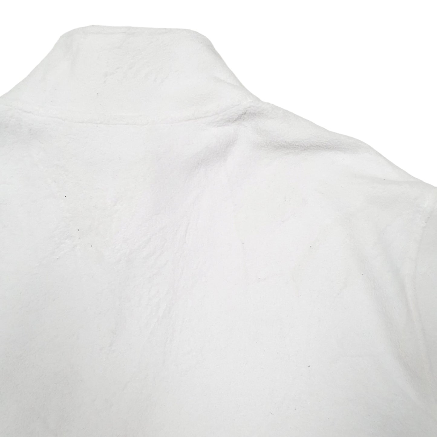 Mens White Fila  Quarter Zip Jumper