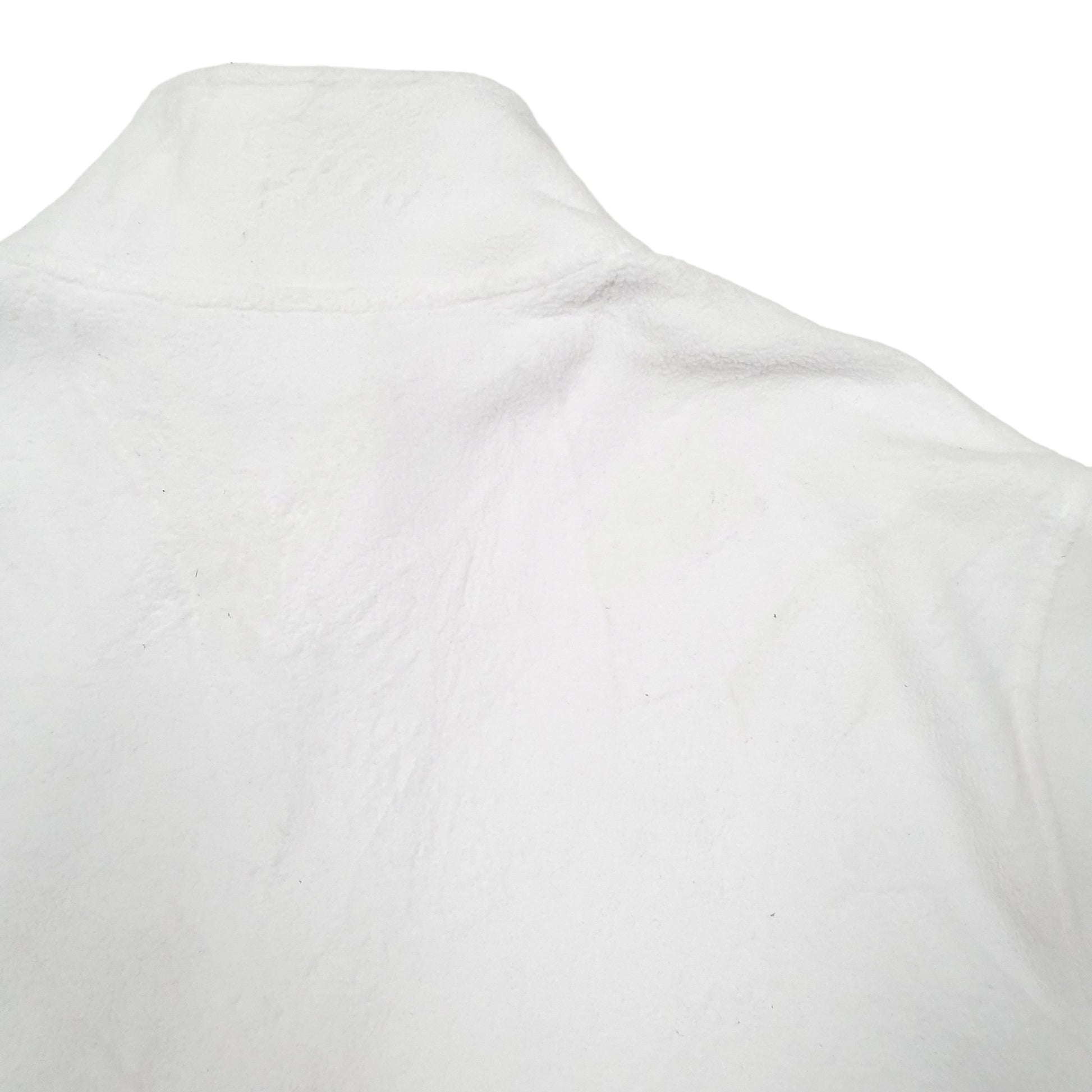 Mens White Fila  Quarter Zip Jumper