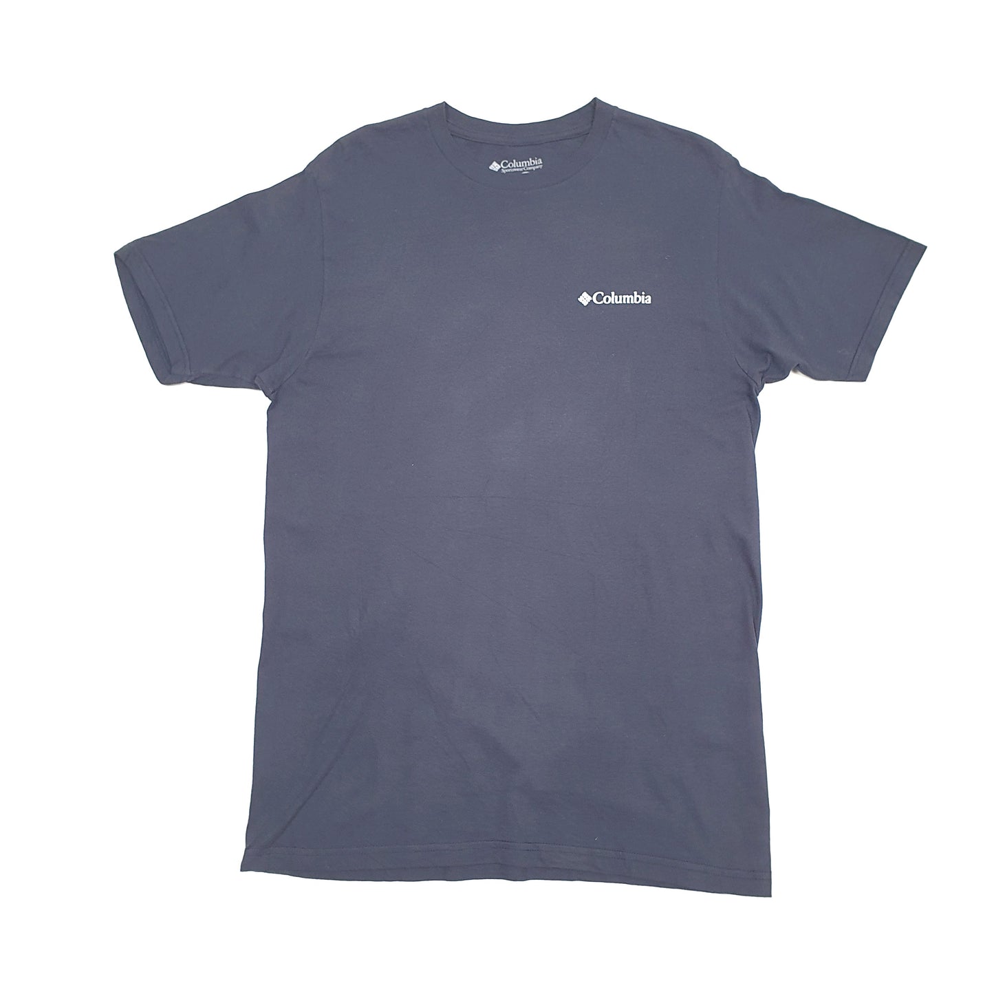 Mens Navy Columbia Sportswear  Short Sleeve T Shirt