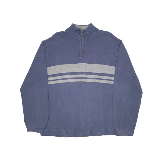 Tommy Hilfiger Quarter Zip XL Navy