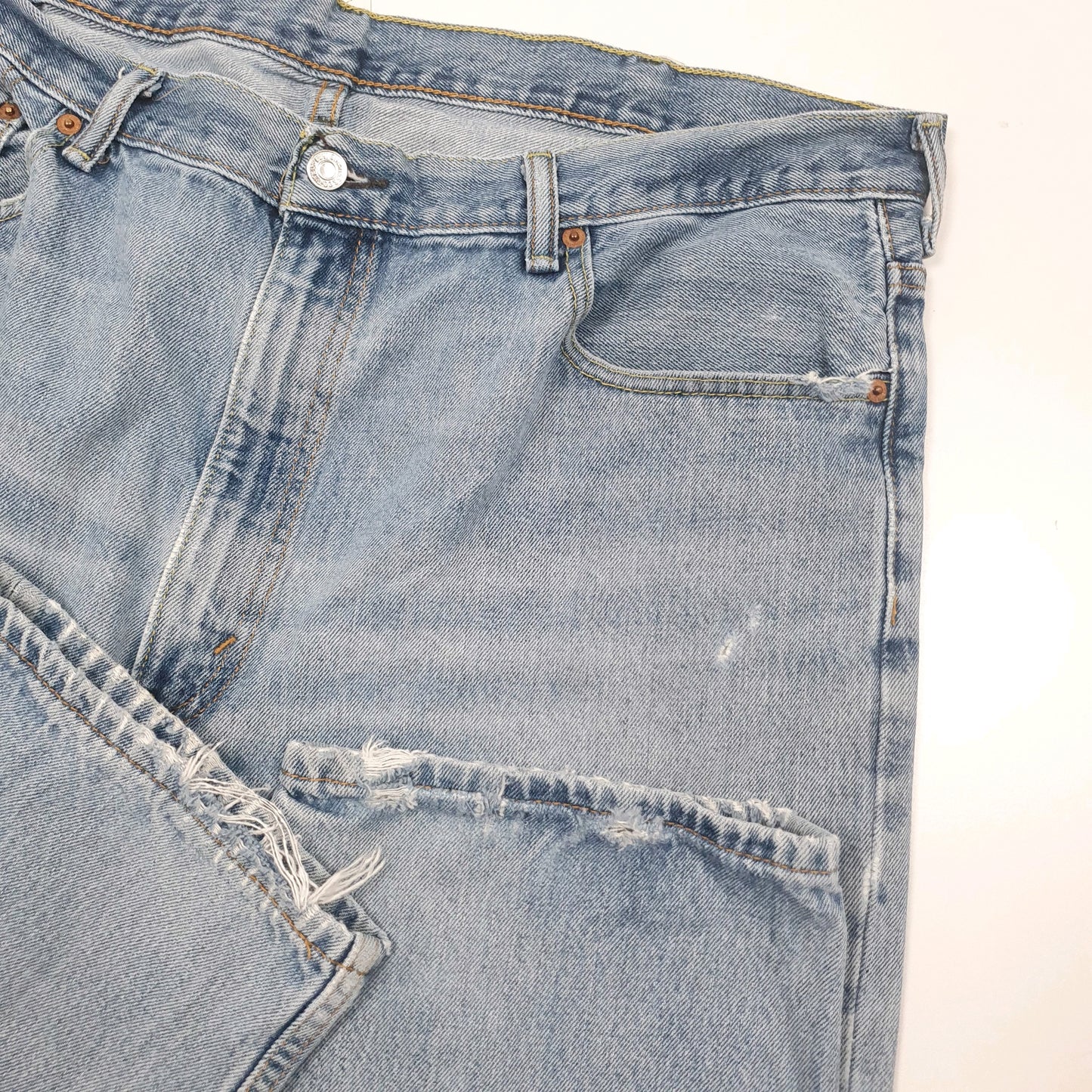 Levis 550 Relaxed Fit Jeans W42 L30 Blue