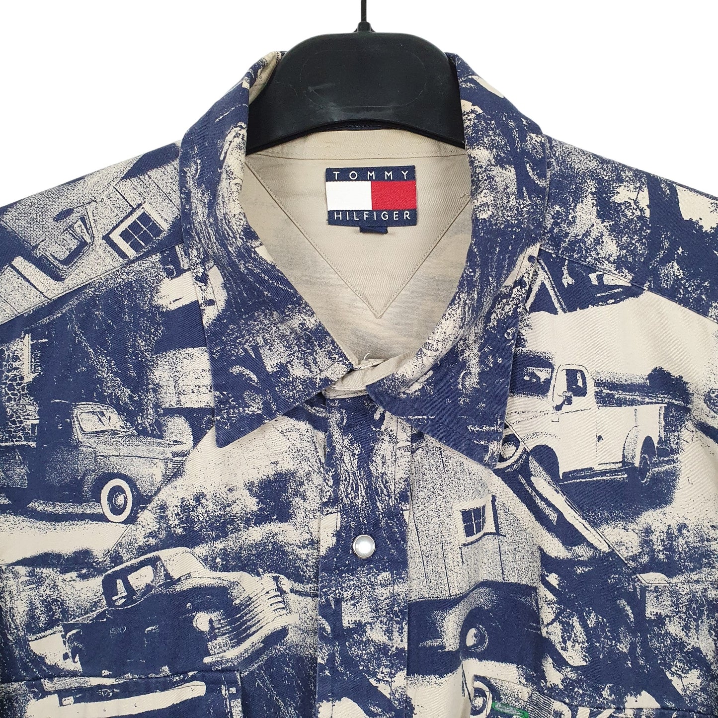 Tommy Hilfiger Print Car Long Sleeve Regular Fit Shirt