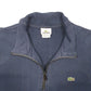 Mens Navy Lacoste  Quarter Zip Jumper