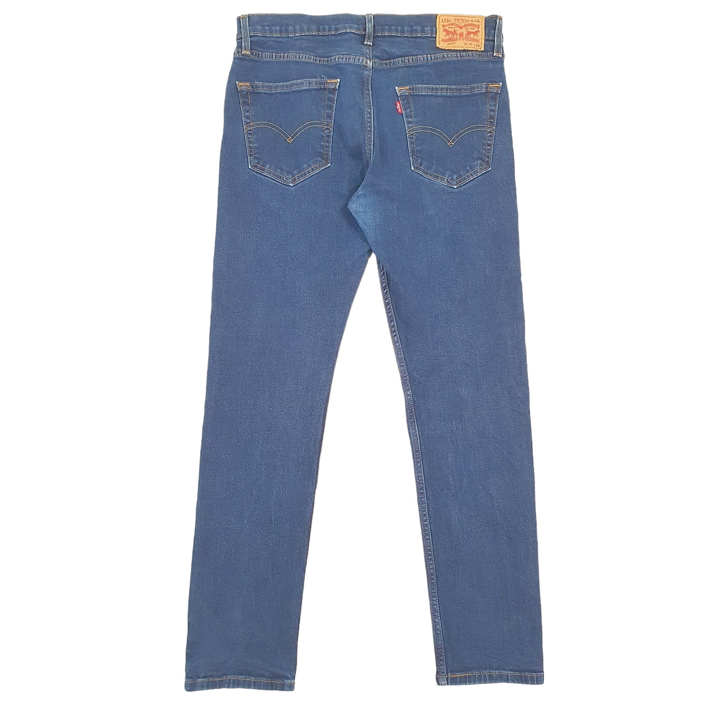 Levis 502 Regular Fit Tapered Jeans W34 L30 Blue