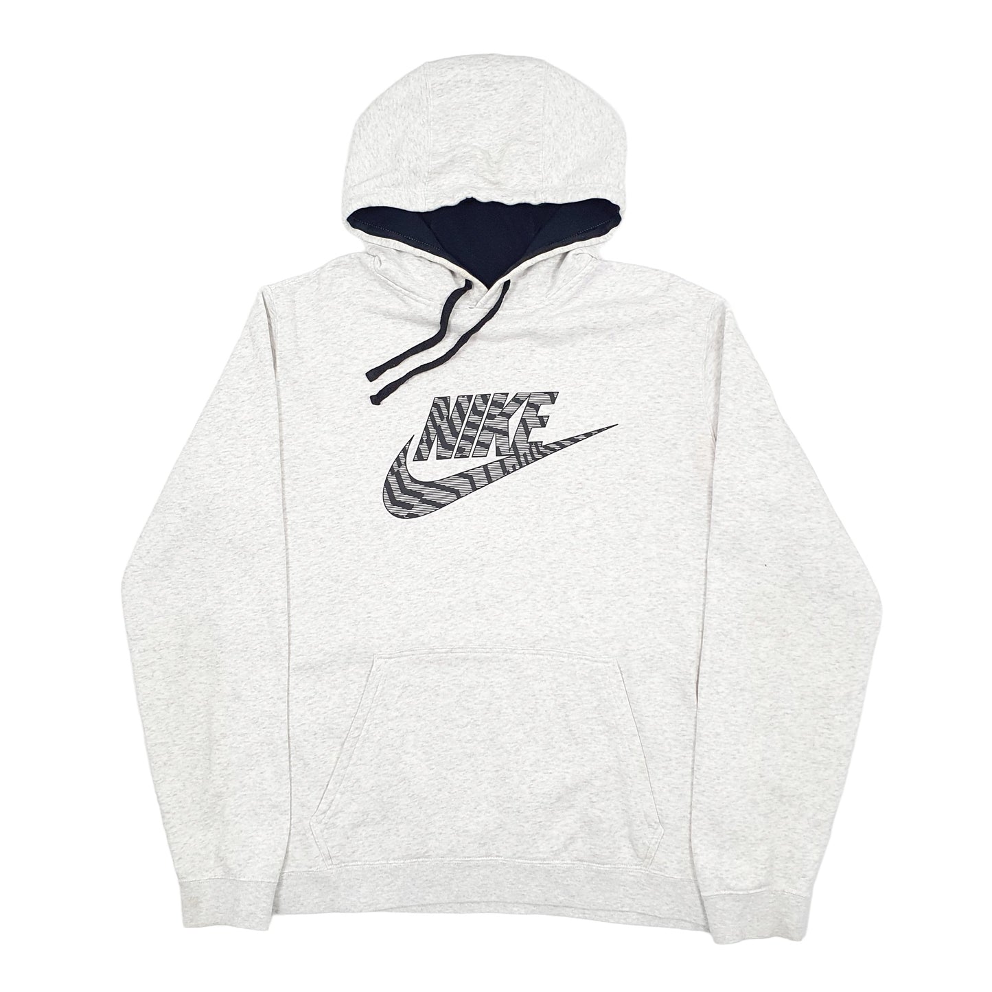 Nike Spellout Hoodie L Grey