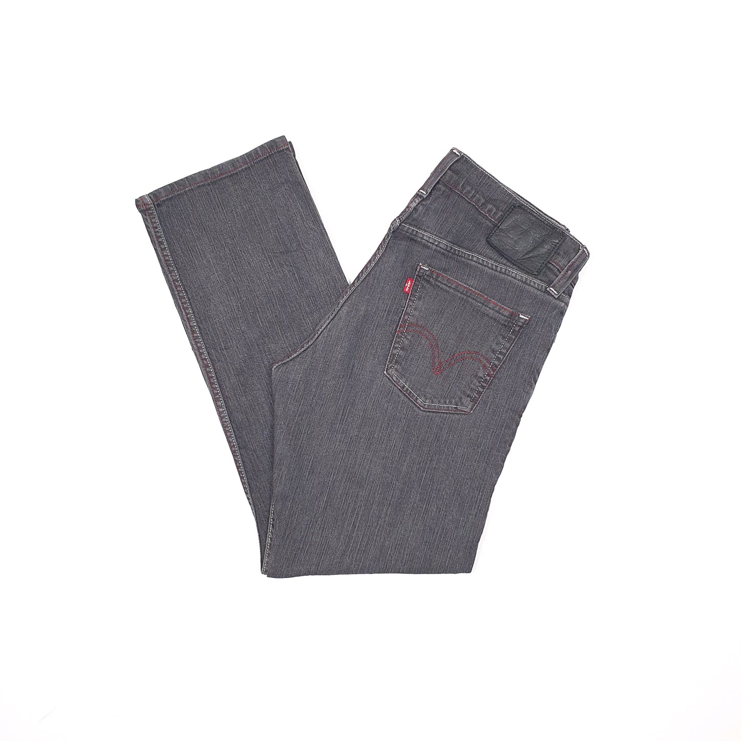 Levis 514 Straight Fit 1990's Jeans W34 L30 Grey