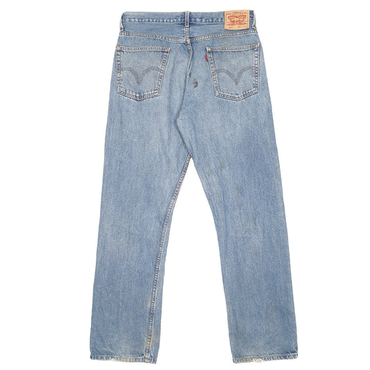 Mens Blue Levis  505 JeansW34 L32
