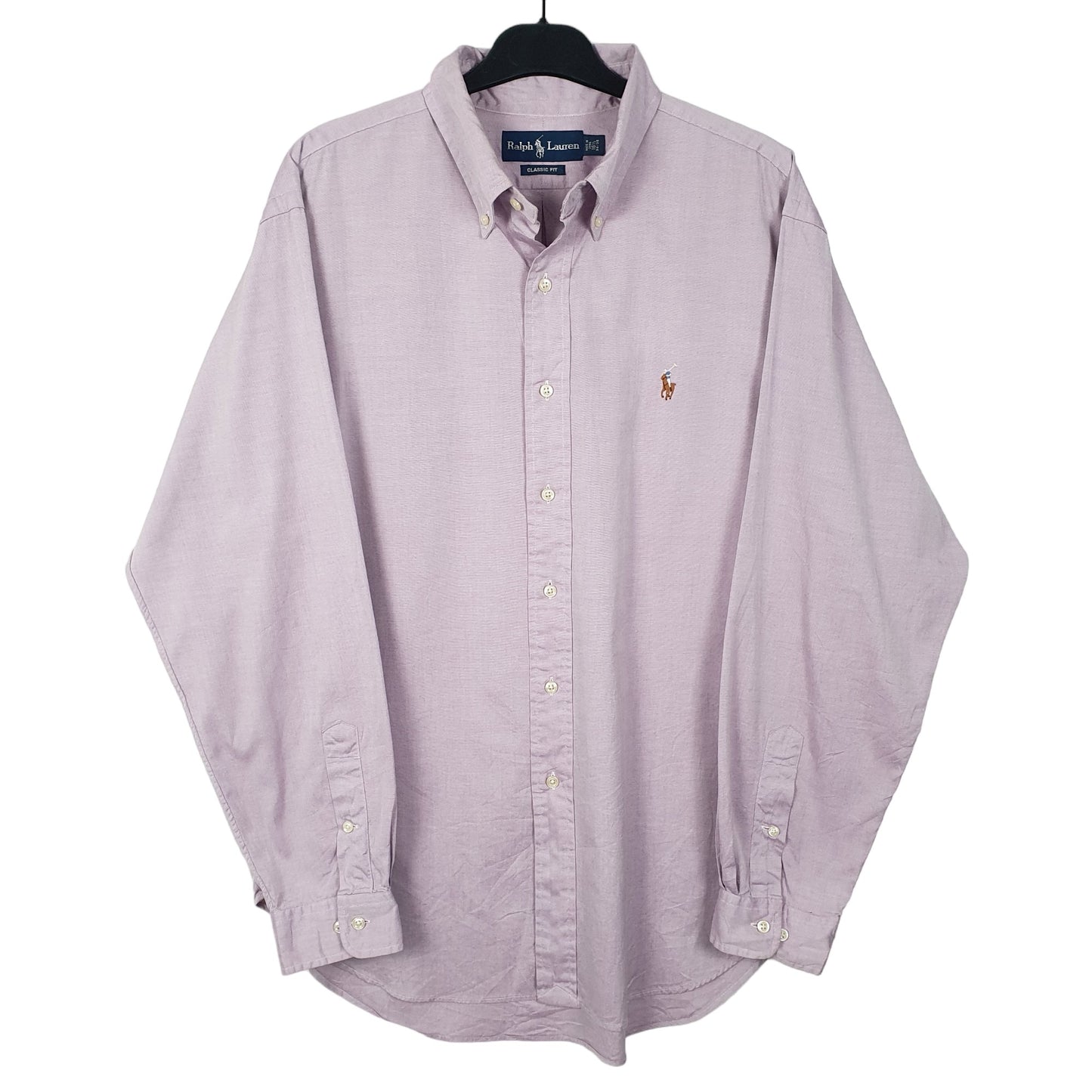 Mens Lilac Ralph Lauren  Long Sleeve Shirt