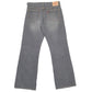 Levis 567 Bootcut Fit Loose Jeans W34 L33 Grey