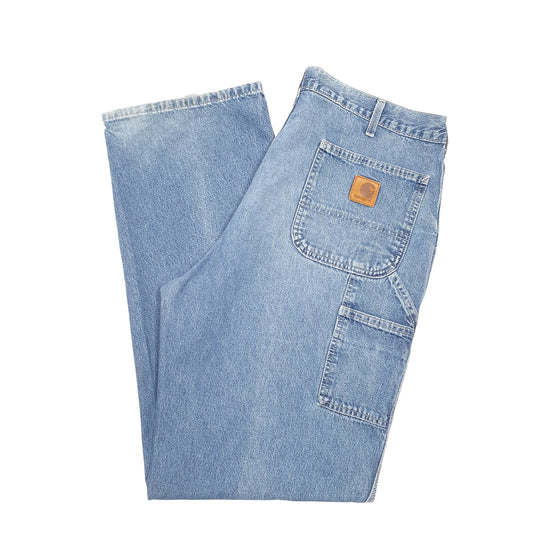 Mens Blue Carhartt  Carpenter JeansW38 L34