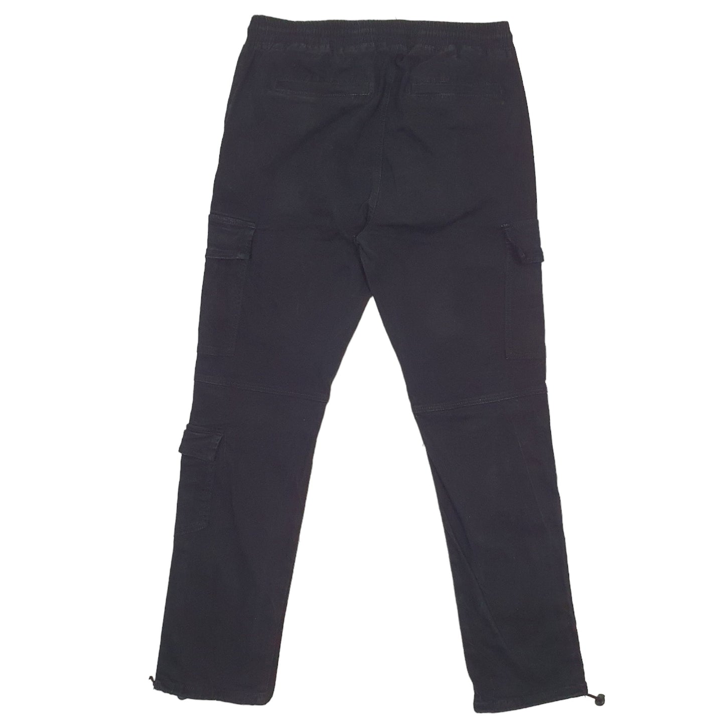 Mens Black Forever 21 Men Combat Pants Cargo Trousers