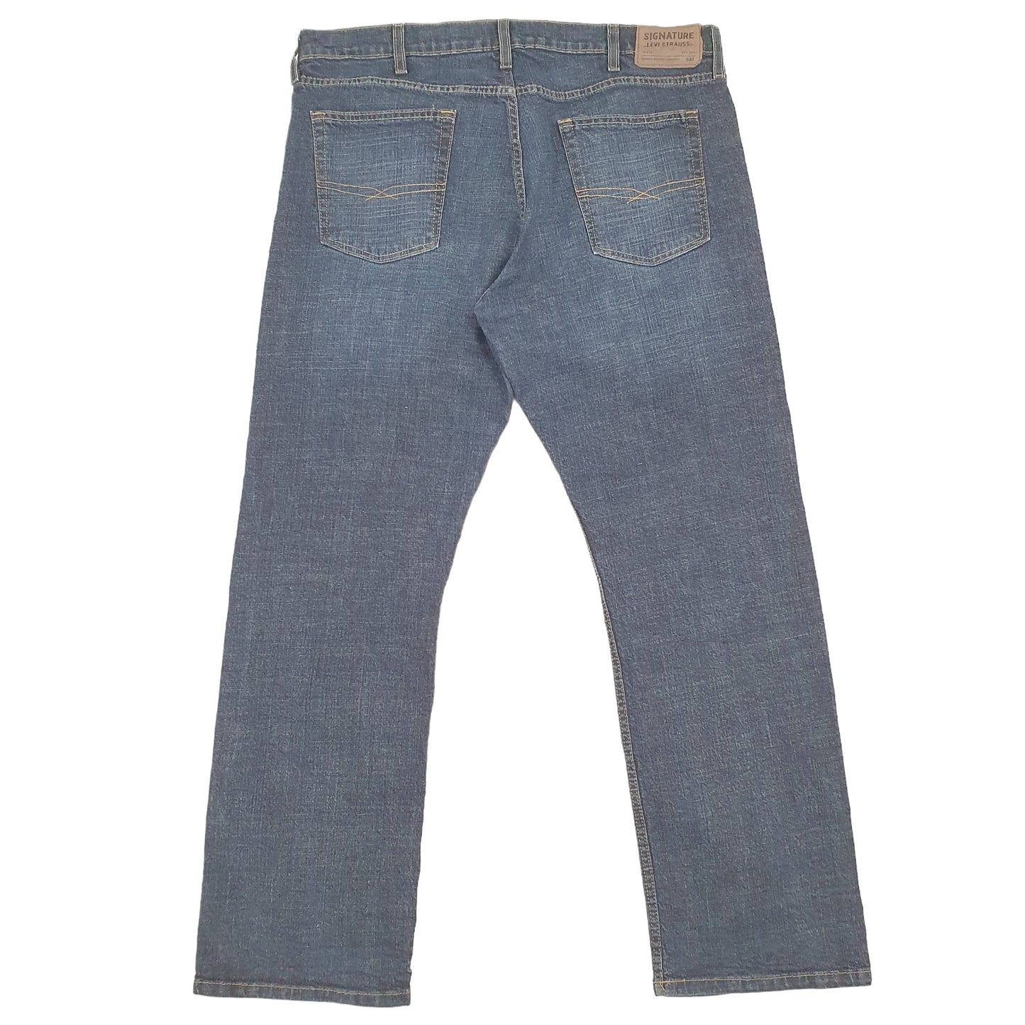 Levis Signature Straight Fit Jeans W40 L31 Blue