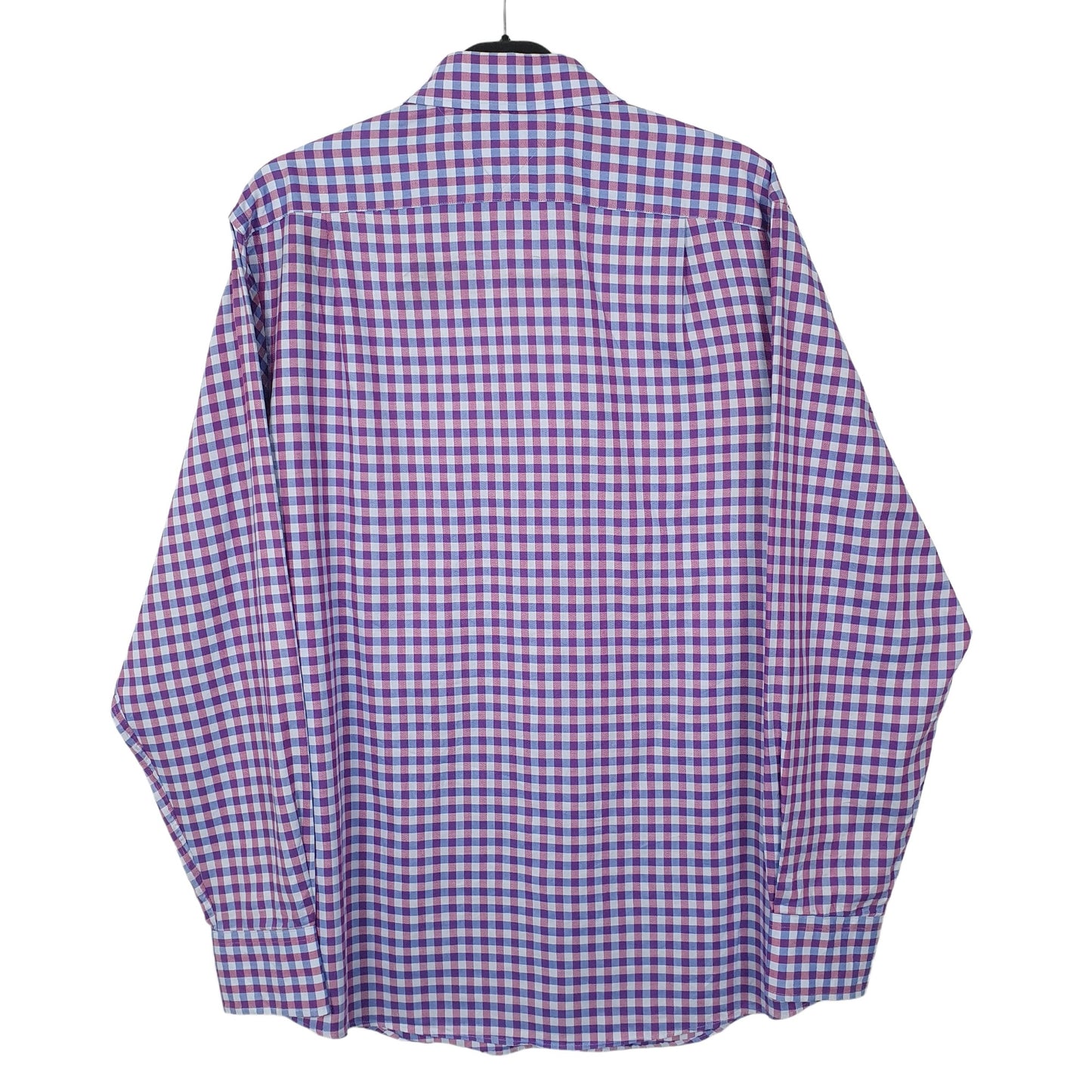 Tommy Hilfiger Long Sleeve Regular Fit Check Shirt Purple